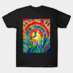 Whispers of the Wilderness: Immerse Yourself in the Inspired by Nature Mandala Collection T-Shirt